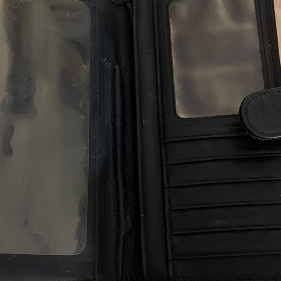 Black Velvet Nappa Cowhide Wallet - Picture 5 of 5